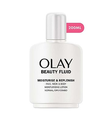 Olay Beauty Fluid Face And Body Moisturiser 200ml