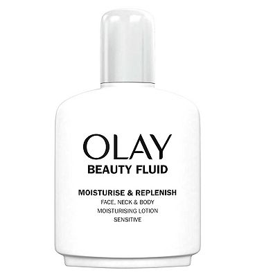 Olay Beauty Fluid Face And Body Sensitive Moisturiser 200ml