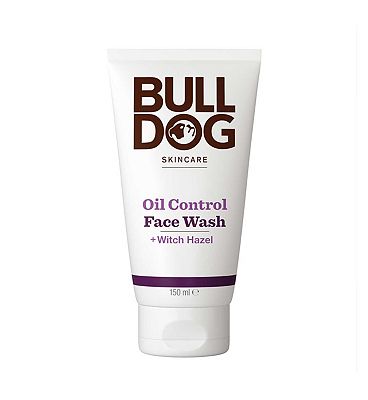 Bulldog Skincare Oil Control Face Wash for Men, Men's Face Cleanser, 150ml