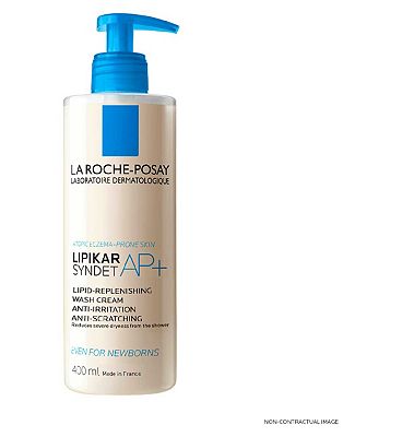 La Roche-Posay Lipikar Syndet AP+ Soothing Cream Wash For Eczema And Atopic Skin 400ml