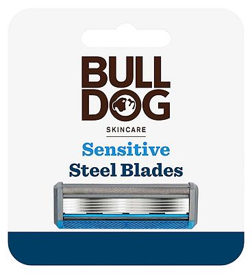 Bulldog Skincare Sensitive Men's Razor Refills, 4 pack