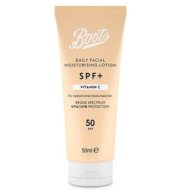 Boots SPF+ Vitamin C Moisturising Lotion SPF50 50ml