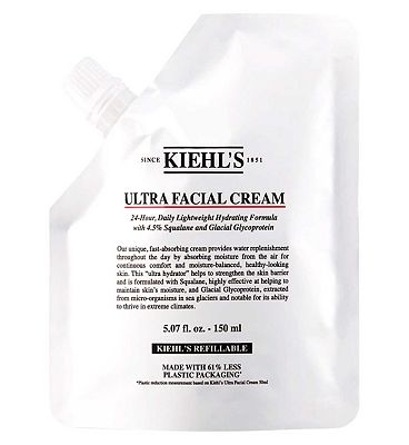 Kiehl's Ultra Facial Cream Moisturiser Refill Pouch 150ml