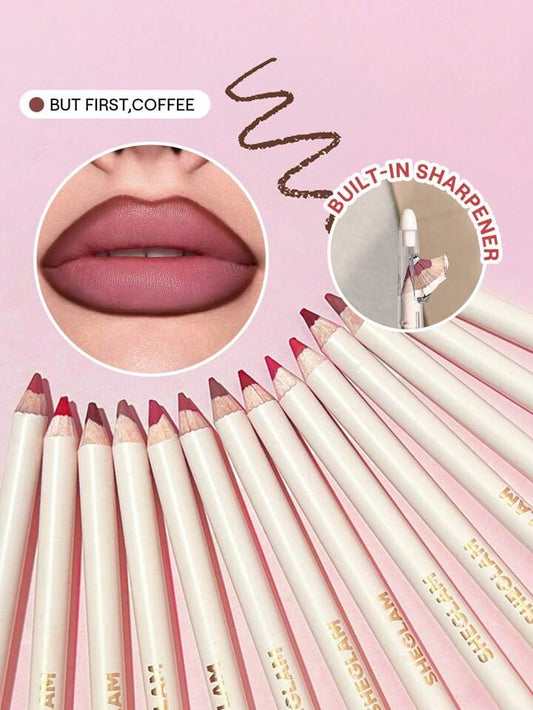 SHEGLAM Lip Facts Lip Liner-But First,Coffee Creamy