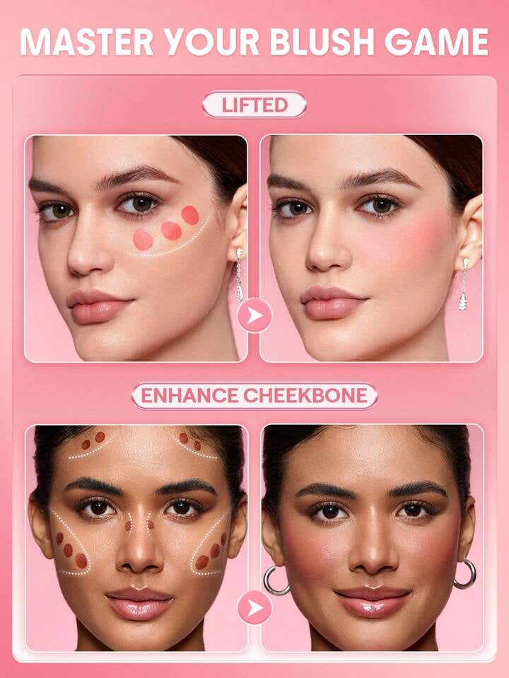 SHEGLAM Color Bloom Liquid Blush Matte Finish-Rose Ritual