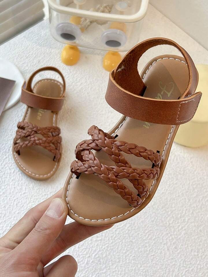 2025 BESTSELLER Bosibo Woven Sandals For Girls 3-12 Years