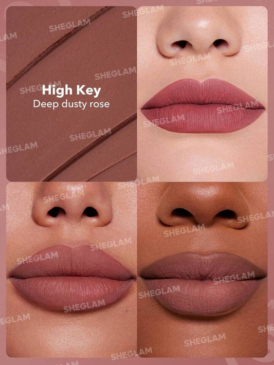 SHEGLAM Dynamatte Boom Long Lasting Matte Lipstick-High Key