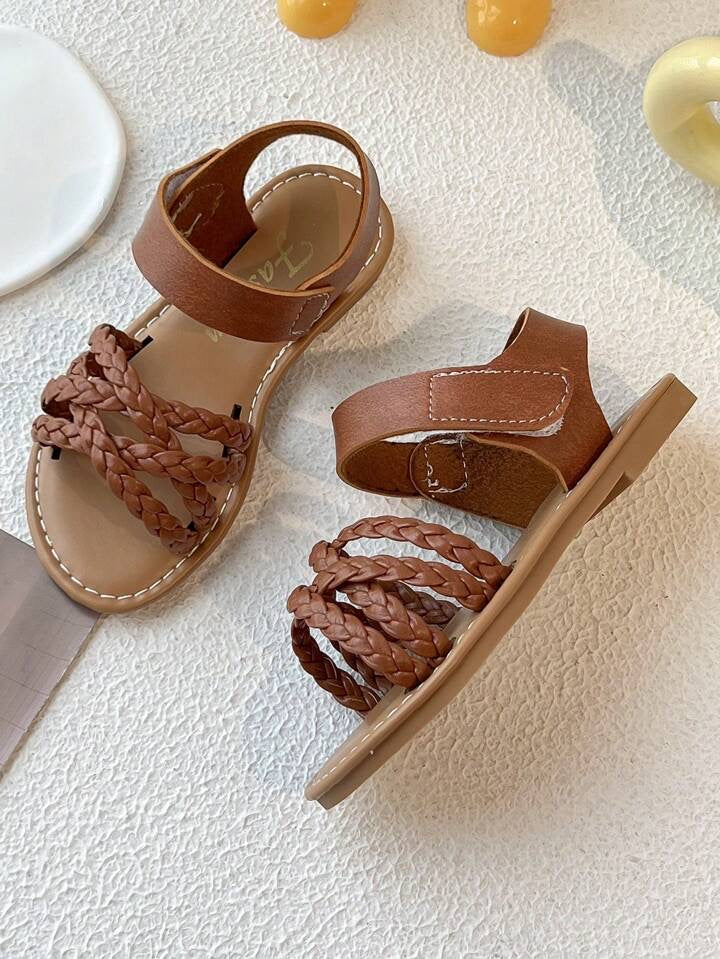 2025 BESTSELLER Bosibo Woven Sandals For Girls 3-12 Years