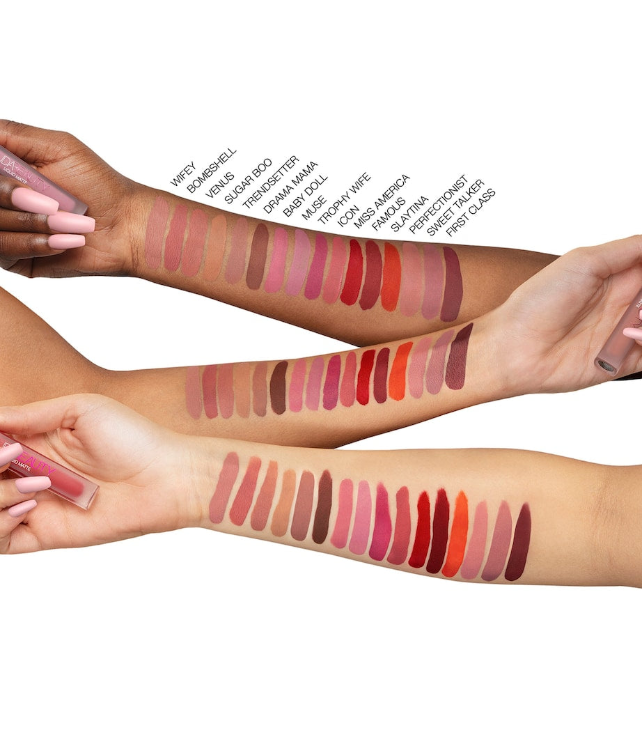 HUDA BEAUTY Liquid Matte Ultra-Comfort Transfer-Proof Lipstick - Icon