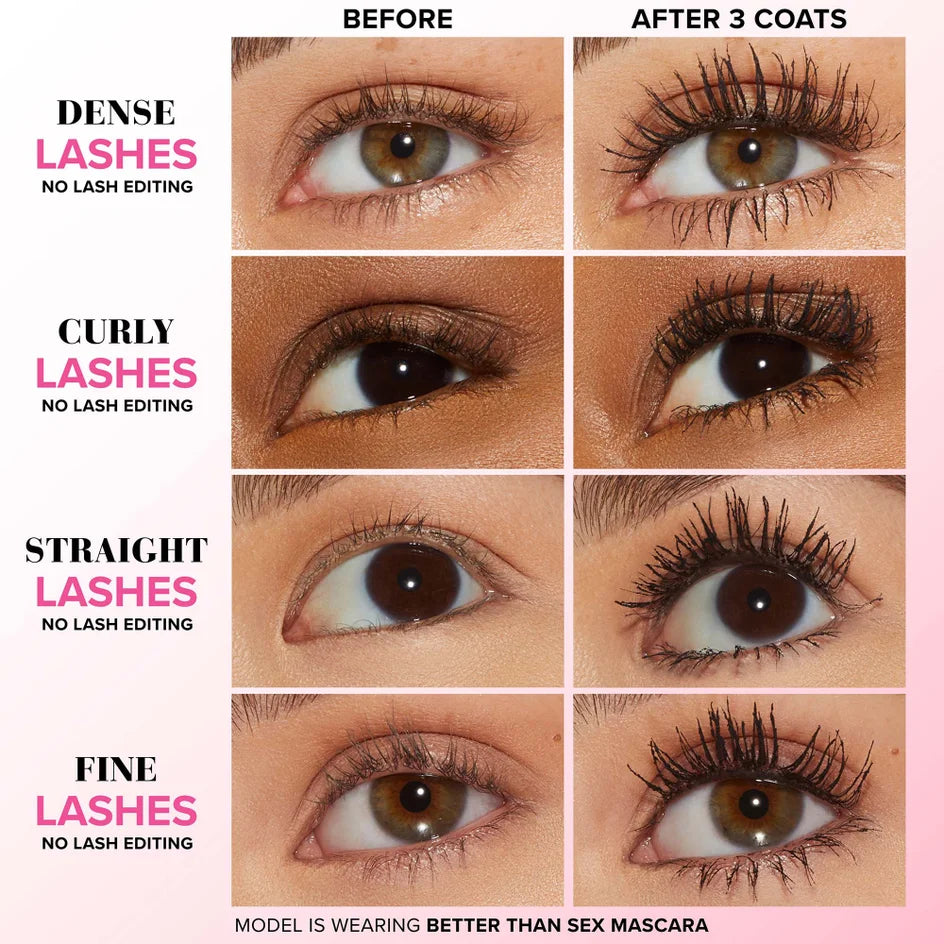 Too Faced Better Than Sex Doll-Size Mascara – Black