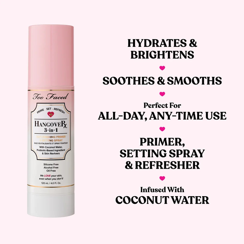 Too Faced Hangover 3-in-1 Primer & Setting Spray
