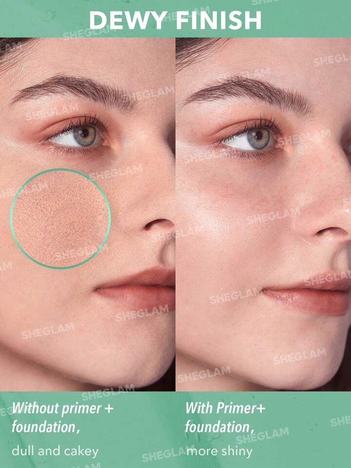 SHEGLAM Good Grip Hydrating Primer Oil Control Moisturizing Primer Gel Smooth Fine Lines Oil And Silicone-Free Face Primer