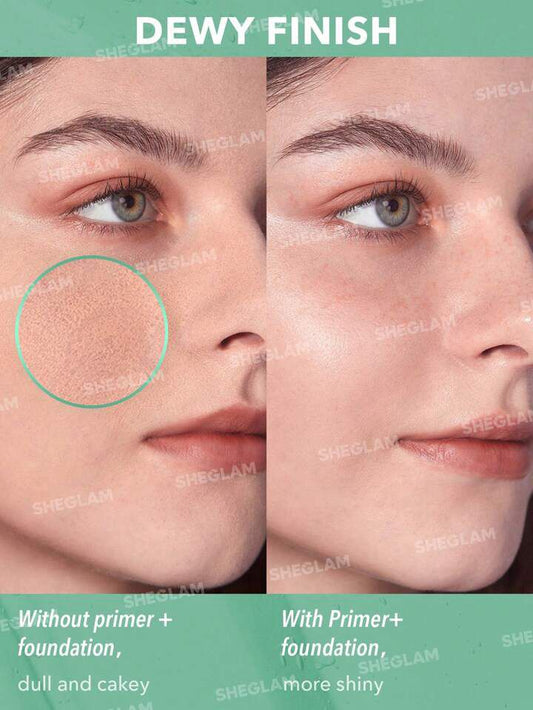 SHEGLAM Good Grip Hydrating Primer Oil Control Moisturizing Primer Gel Smooth Fine Lines Oil And Silicone-Free Face Primer