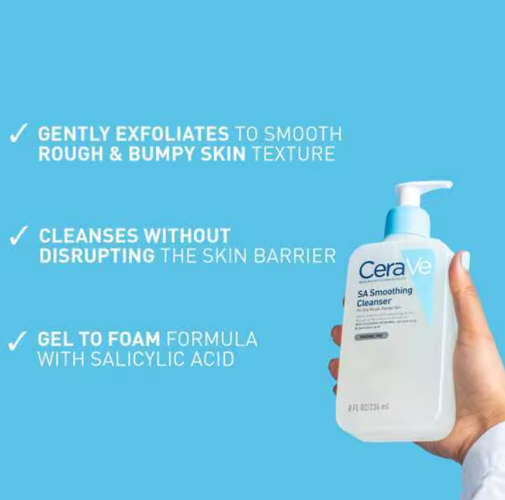 Cerave SA Skin Smoothing Cleanser with Salicylic Acid 236ml