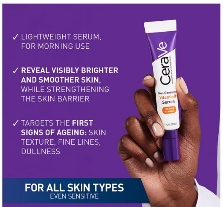 Cerave Skin Renewing 10% Pure Vitamin C Serum 30Ml
