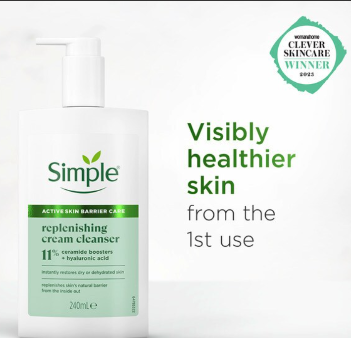 Simple Replenishing Face Cleanser