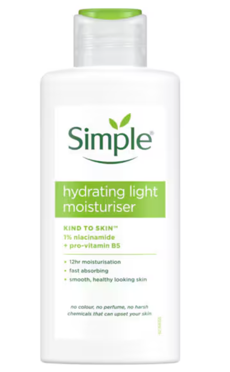 Simple Kind to Skin Hydrating Light Face Moisturiser 125ml