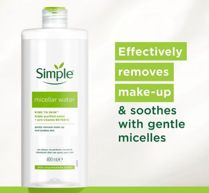 Simple Kind to Skin Micellar Cleansing Water 400ml