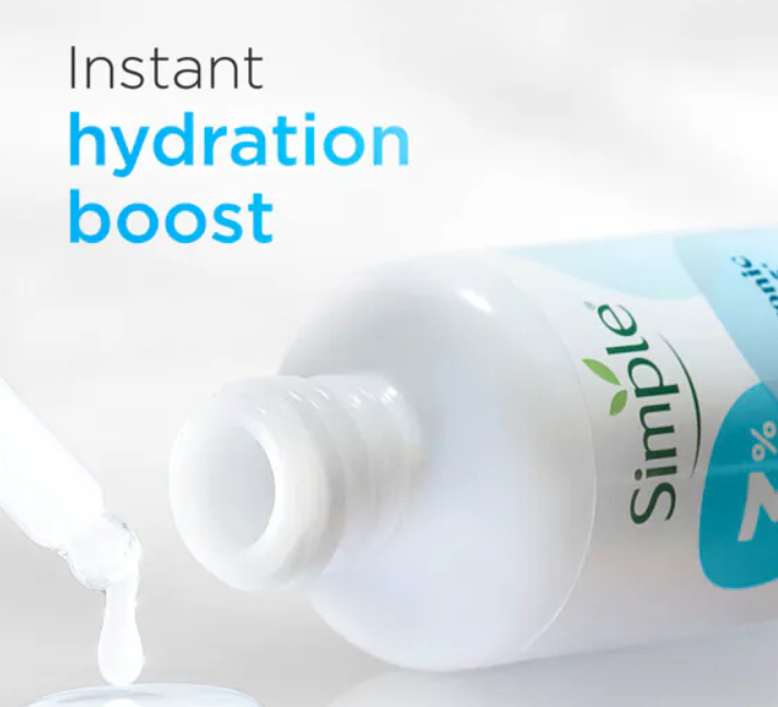 Simple 3% Hyaluronic Acid + B5* Serum Booster Serum 30ml