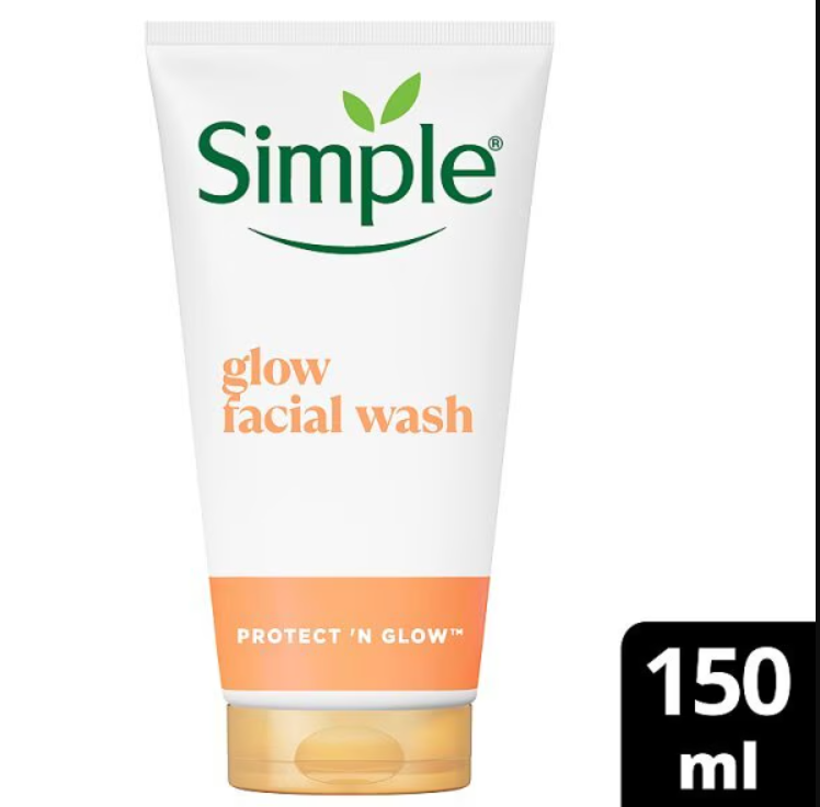Simple Protect 'N' Glow Express Glow Clay Polish Cleanser 150Ml