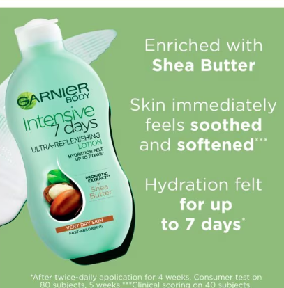 Garnier Intensive 7 Days Shea Body Lotion Dry Skin 400ml