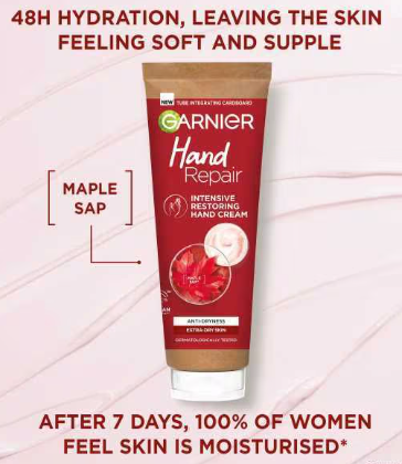 Garnier Hand Repair Restoring Cream, Extra Dry Skin 75Ml