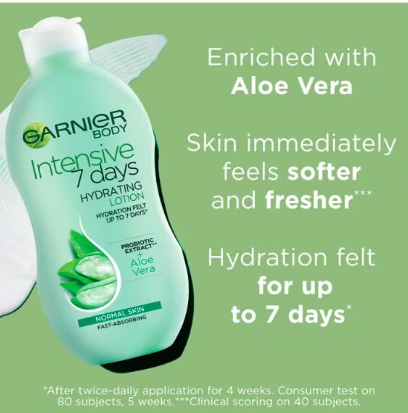 Garnier Intensive 7 Days Aloe Body Lotion Normal Skin 400ml