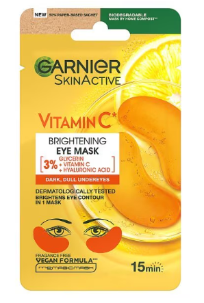 Garnier Vitamin C Eye Serum Tissue Mask