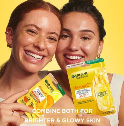 Garnier Vitamin C Eye Serum Tissue Mask