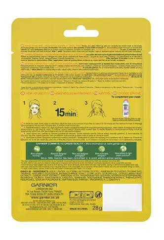 Garnier Vitamin C Face Sheet Mask