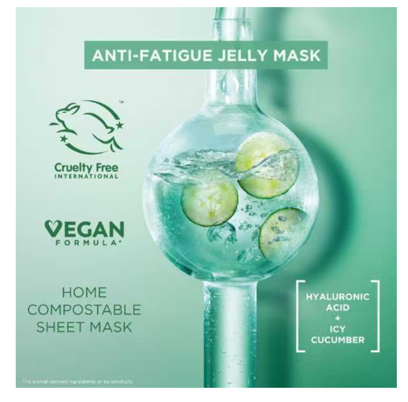 Garnier Hyaluronic Acid & Icy Cucumber Cryo Jelly Face Mask