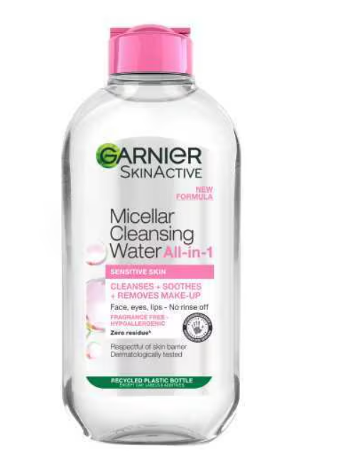 Garnier Micellar Water Facial Cleanser Sensitive Skin 200ml