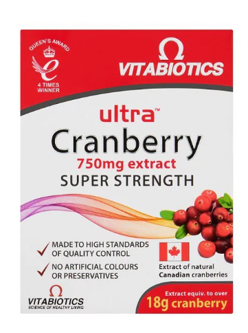 Vitabiotics Ultra Cranberry 30 Tablets