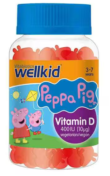 Vitabiotics Wellkid Peppa Pig Vitamin D Vegan Jellies 30s