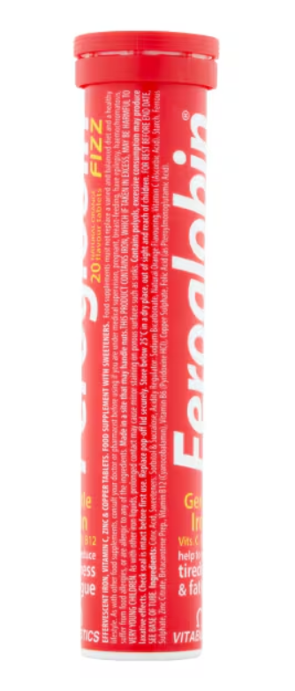 Vitabiotics Feroglobin Fizz Tablets 20s