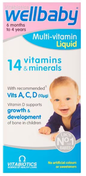 Vitabiotics Wellbaby Natural Orange Flavour Syrup 150ml