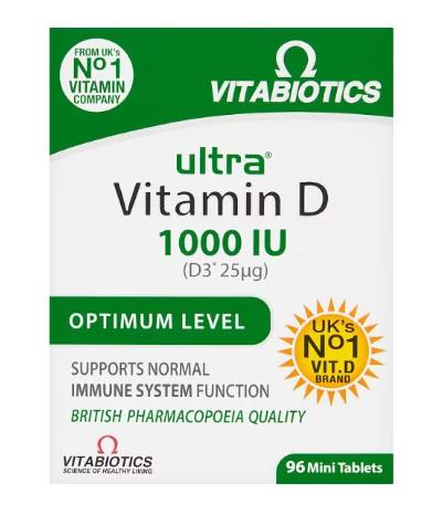 Vitabiotics Ultra Vitamin D - 96 Tablets