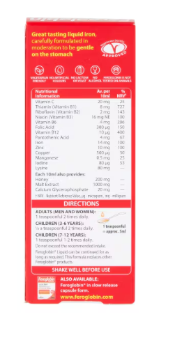 Vitabiotics Feroglobin B12 Iron Supplement Liquid 200ml