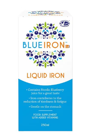 Blueiron Liquid Iron Supplement With Added Vitamins 250ml