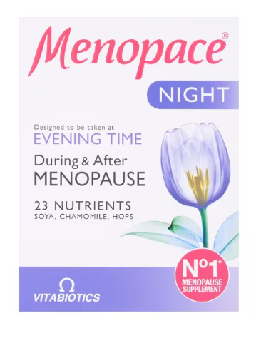 Vitabiotics Menopace Night Vitamins 30 Tablets