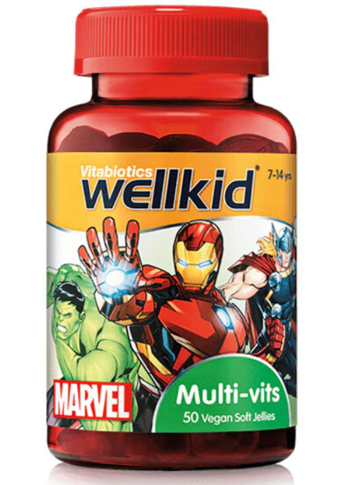 Vitabiotics Wellkid Marvel Multi-Vits Vegan 50 Jellies