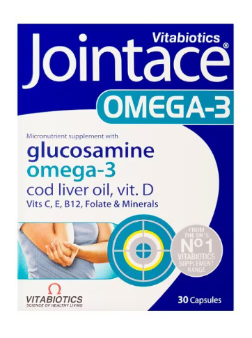 Vitabiotics Jointace Omega 3 and Glucosamine Tablets 30s