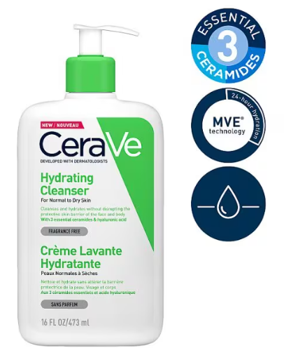 CeraVe Hydrating Cleanser with Hyaluronic Acid 473ml