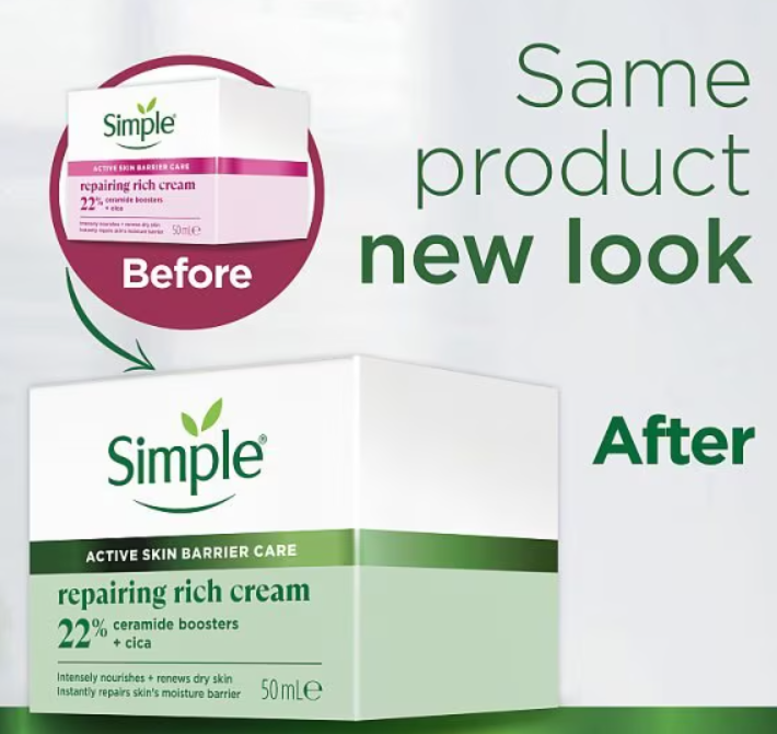 Simple Repairing Rich Face Moisturiser 50ml