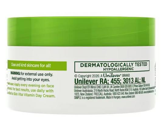 Simple Kind to Skin Vital Vitamin Night Face Cream 50ml