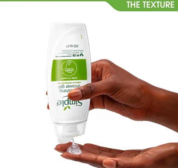 Simple Refresh Shower Gel 450Ml