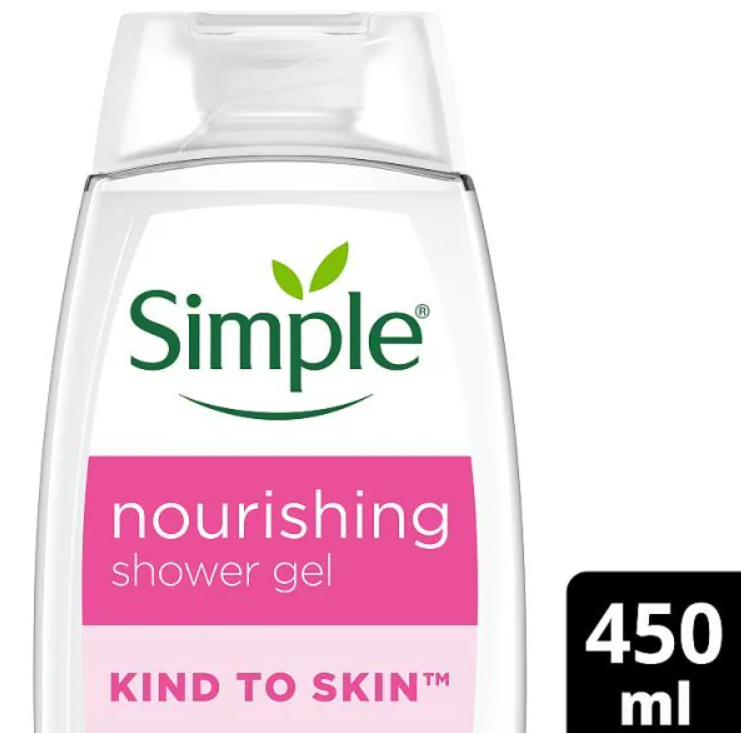 Simple Cream Nourishing Shower Gel 450ml
