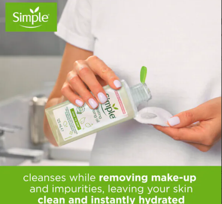 Simple Kind to Skin Hydrating Vegan Facial Cleanser 125ml