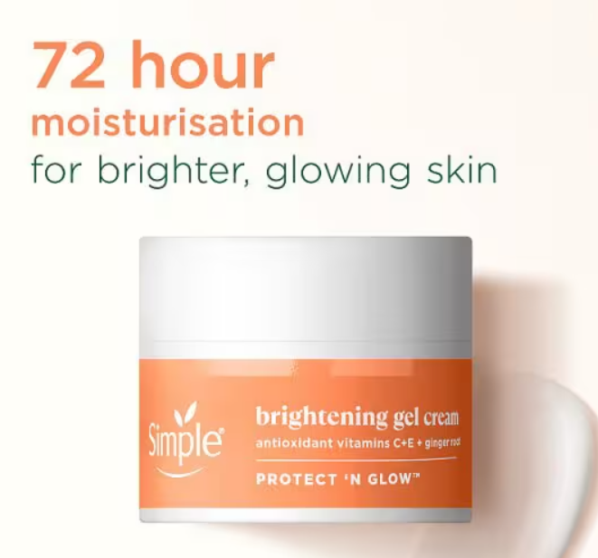 Simple Protect 'n' Glow Radiance Reset Face Moisturiser 50ml