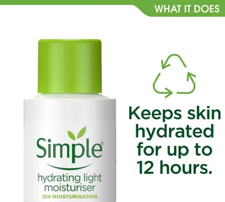 Simple Kind to Skin Hydrating Light Moisturiser 50ml